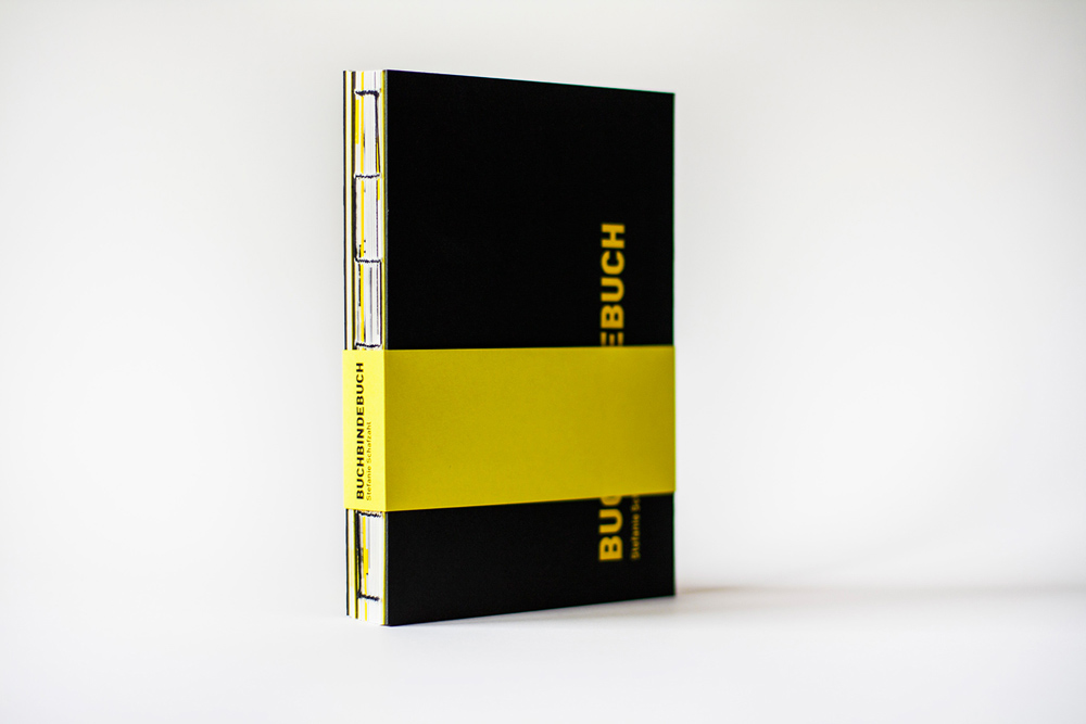Buchbindebuch - Bachelor Thesis Front With Banderole-editorial Design And Binding By Corliss Design