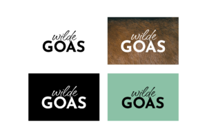 Logo Design for Wilde GOAS by Corliss. the logo is tested on different kinds of backgrounds to make sure it works no matter what background