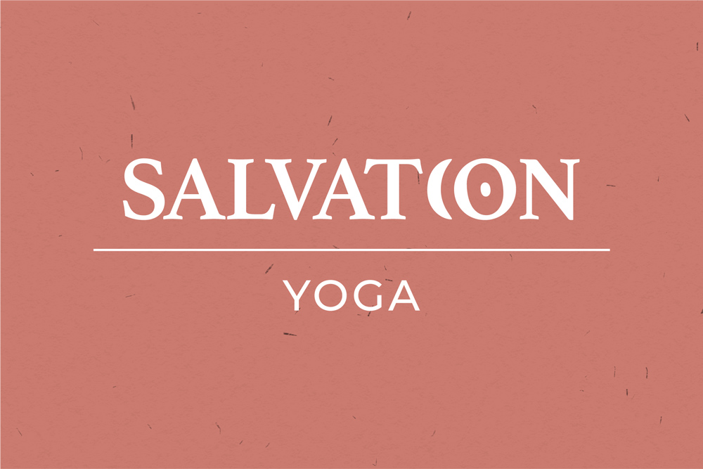 Salvation Logo In White On Red Background