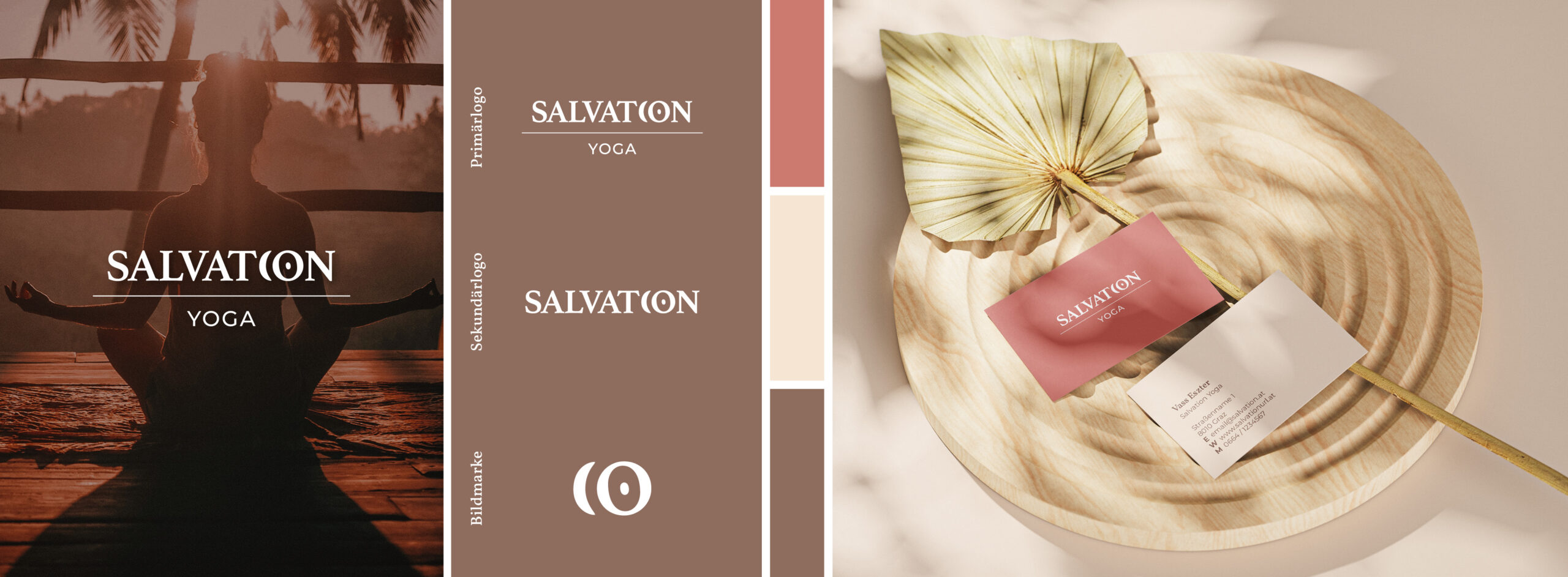 Branding Case Study - Logo Creation for Salvation Yoga - Brand Design by Corliss Design