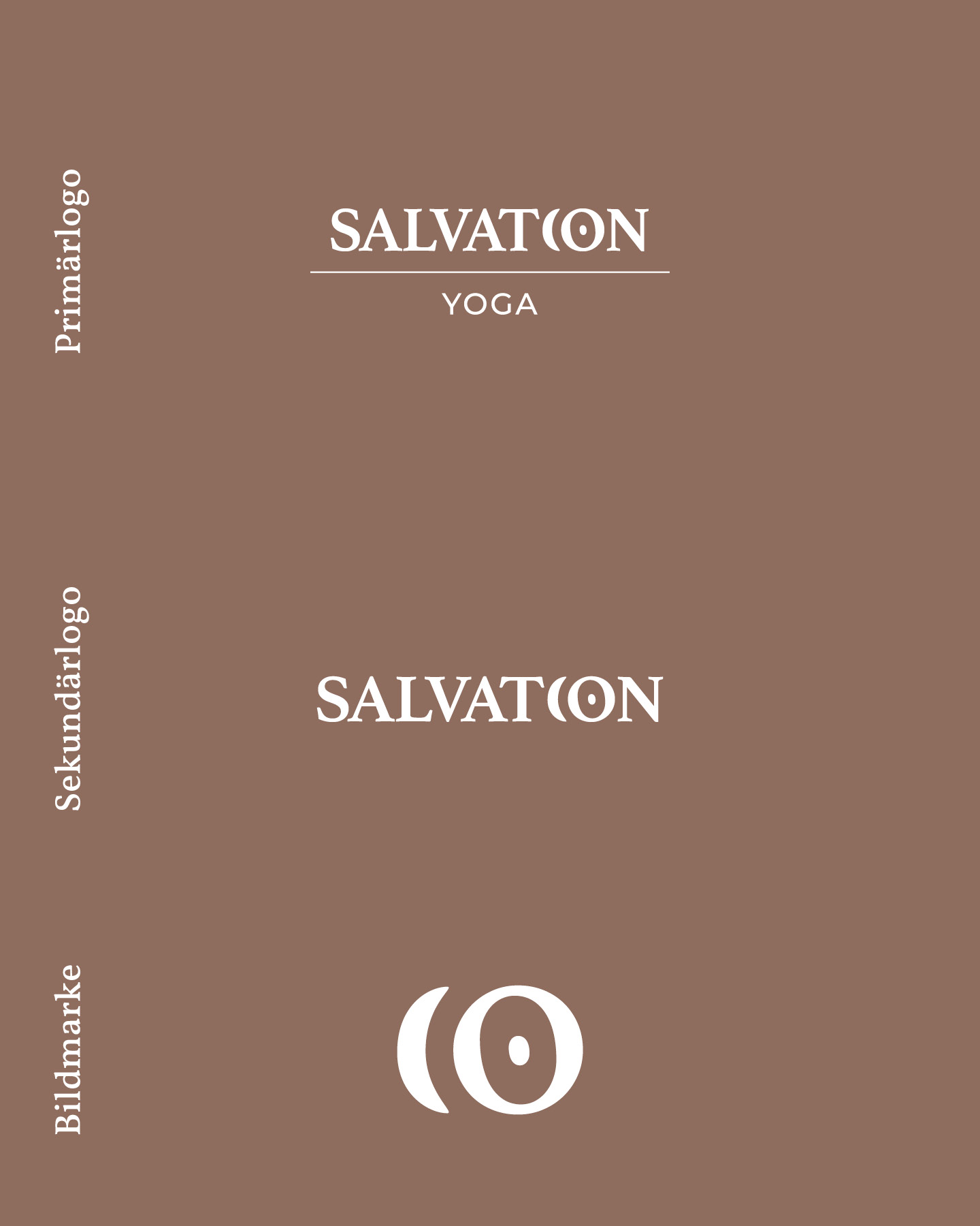 logos overview of salvation yoga - by corliss design