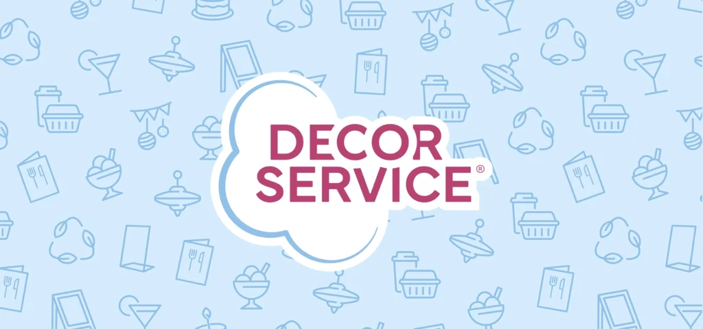 Redesign für Decor Service by Corliss Design - Logo auf Muster